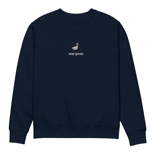 sexy goose logo eco sweatshirt