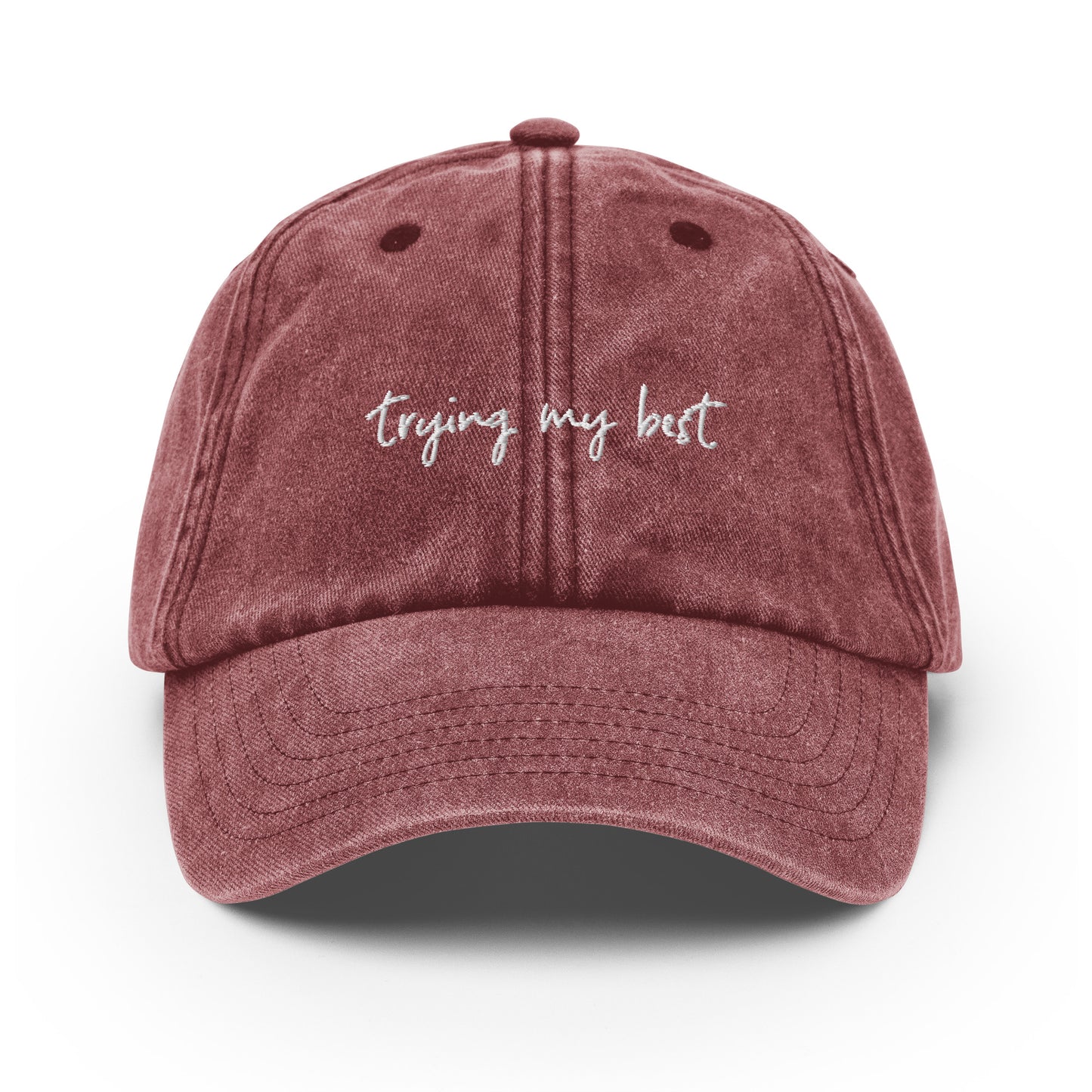 trying my best Hat