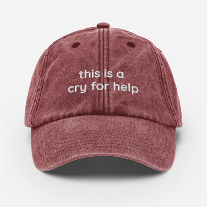 cry for help Hat